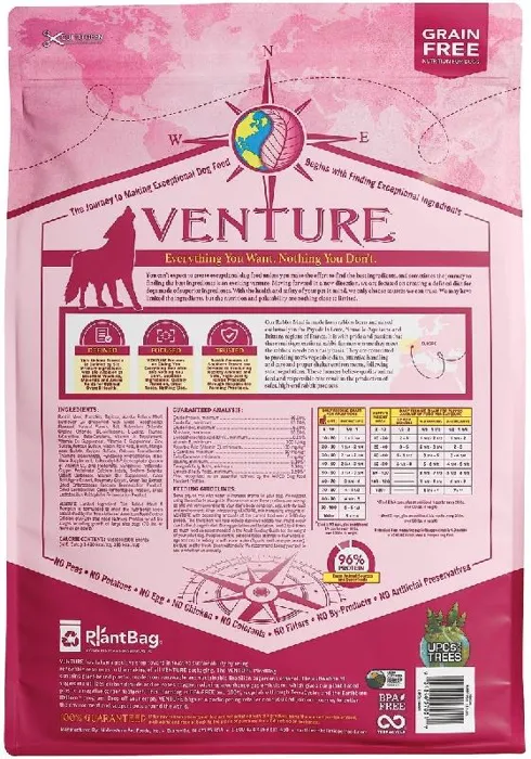 Venture Gf Rbt Meal & Ppkn Dry Dog Food 25-lb