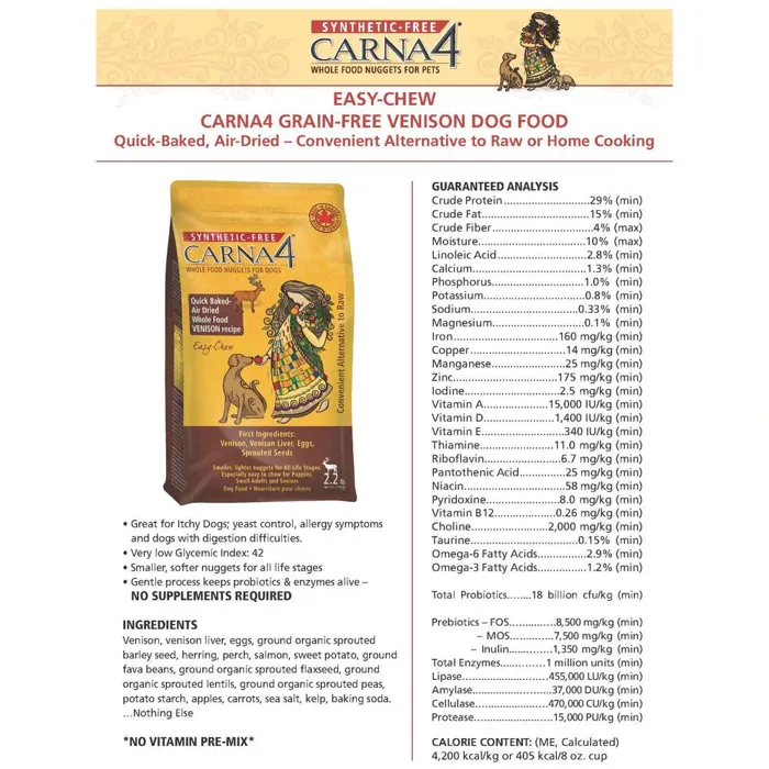 Carna4 D Gf Easy Chew Vensn 2.2#
