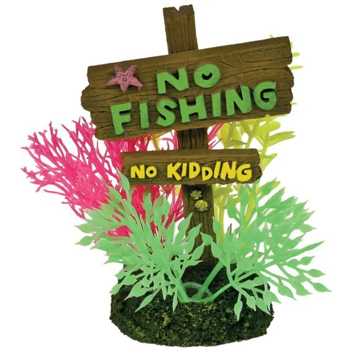 Blue Ribbon No Fishing No Kidding Small
