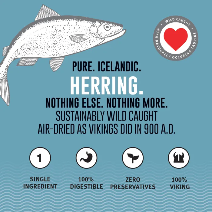 Icelandic Plus Cat Treat Herring 1.5oz