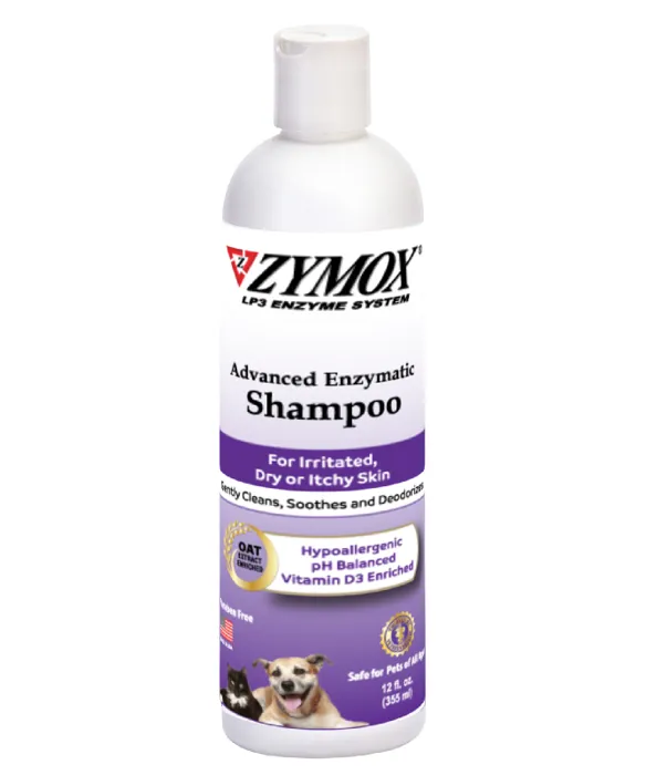 Zymox Advanced Enzymatic Oat Extract Shampoo 12 Oz