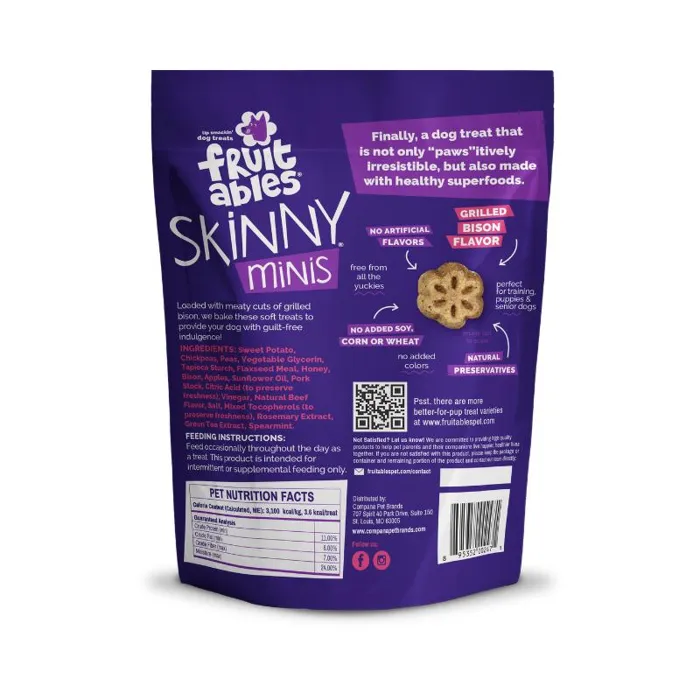Fruitables Skinny Mini Gr Bisn Treat 5Oz