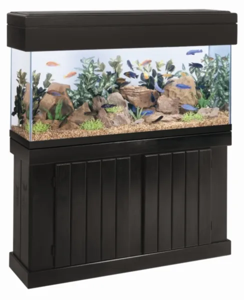 Pine Cabinet 48x18" Black