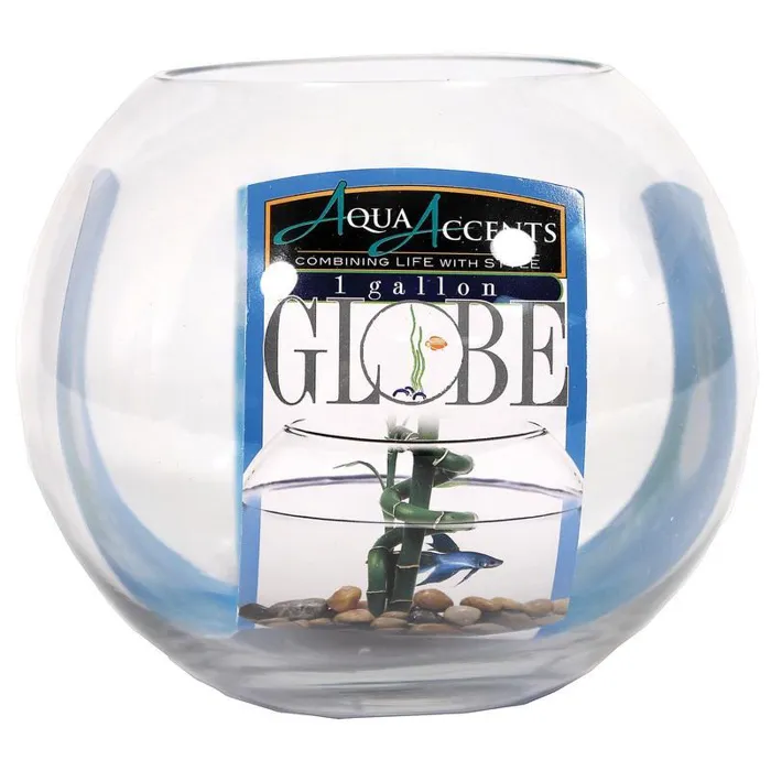 Aqua Accents Round Glass Bowl One Gallon