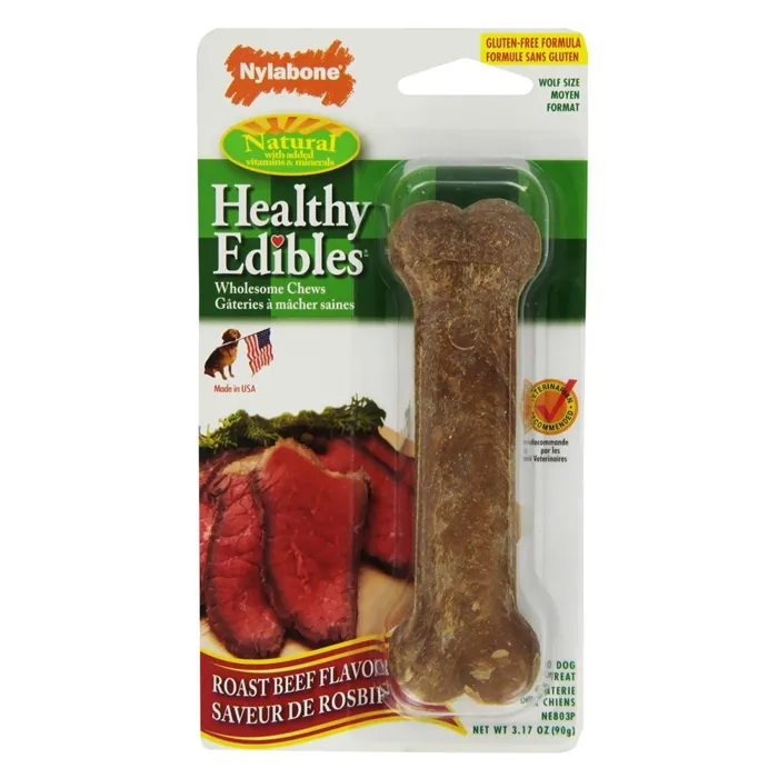 Edibles Roast Bf Ed Bone Dog Trt Petite 2-pack