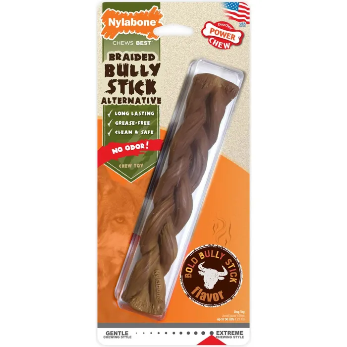 Power Chew Braid Bull Stick