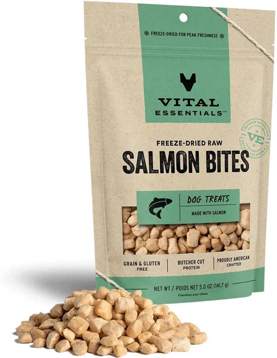 VE Dog Freeze Dried Bites Salmon 5oz