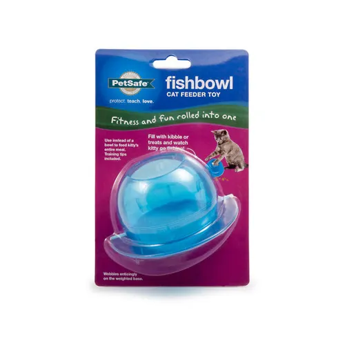 Fishbowl Cat Feeder Toy One Size