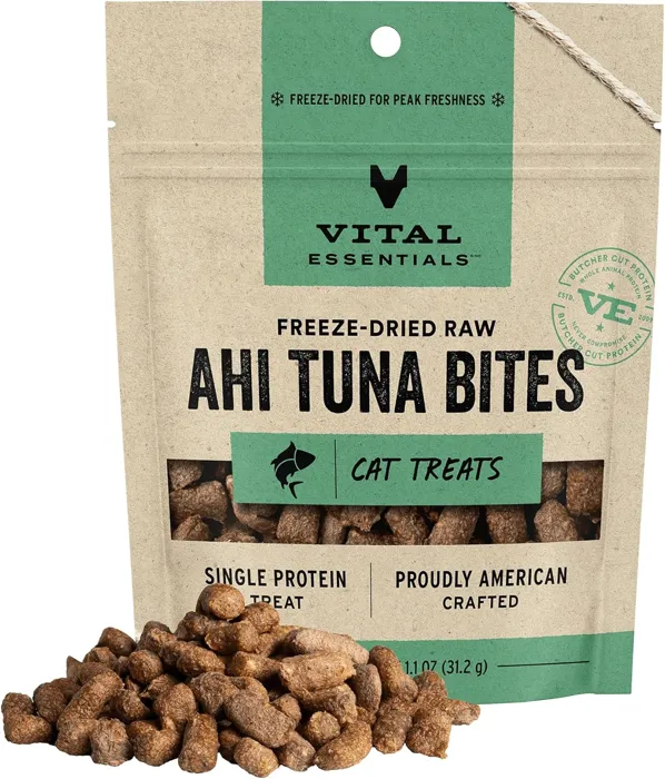 Vital Essentials Cat Treat Ahi Tuna 1oz