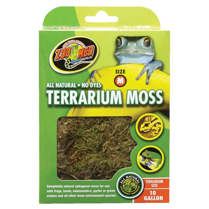 Zoomed Terrarium Green Moss 10 Gallon Medium