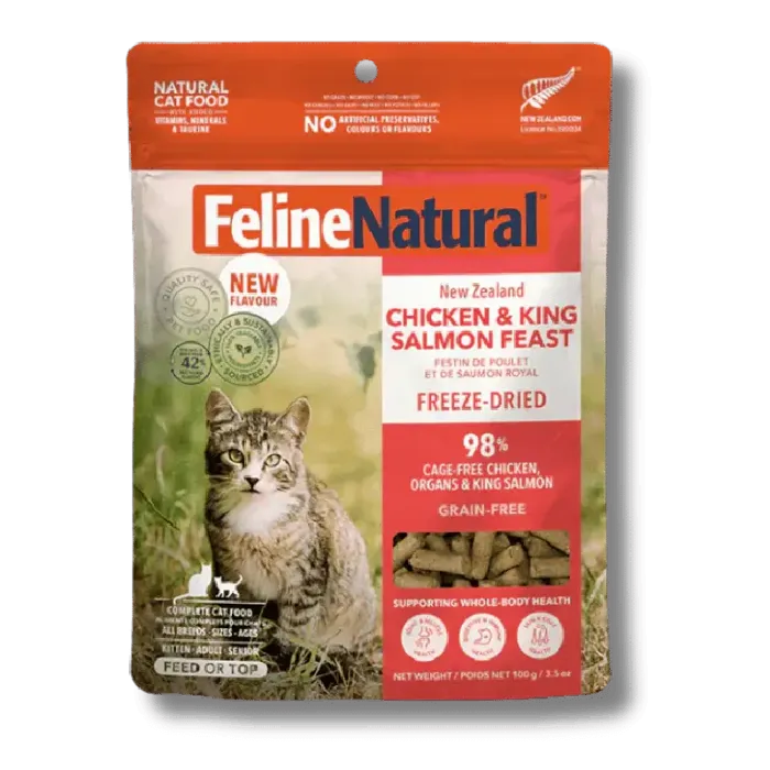 Feline Natural Cat FD Chicken Salmon 3.5oz