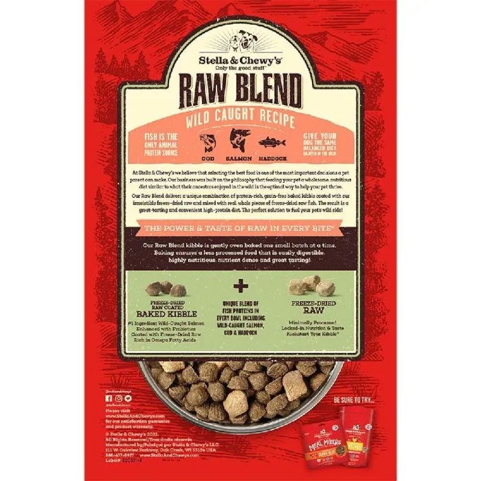 Stella & Chewy's Raw Blend Wild Caught 22 Lb