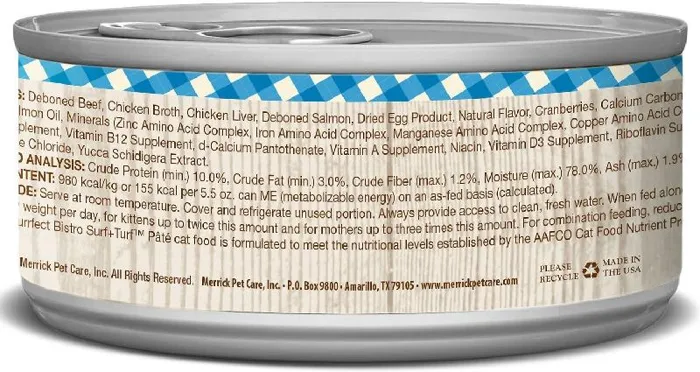 Merrick Purrbistro Surf & Turf 5.5oz