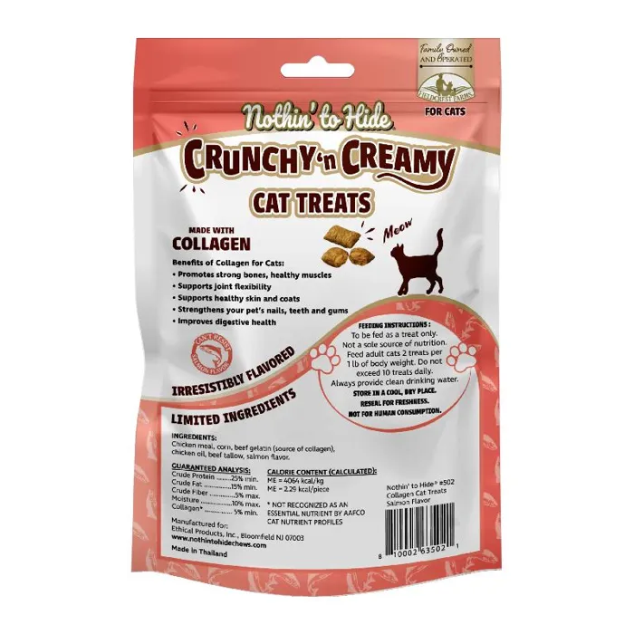 Nth Collagen Cat Treat Salmon 3ozbag 502 Ethical 48/cs