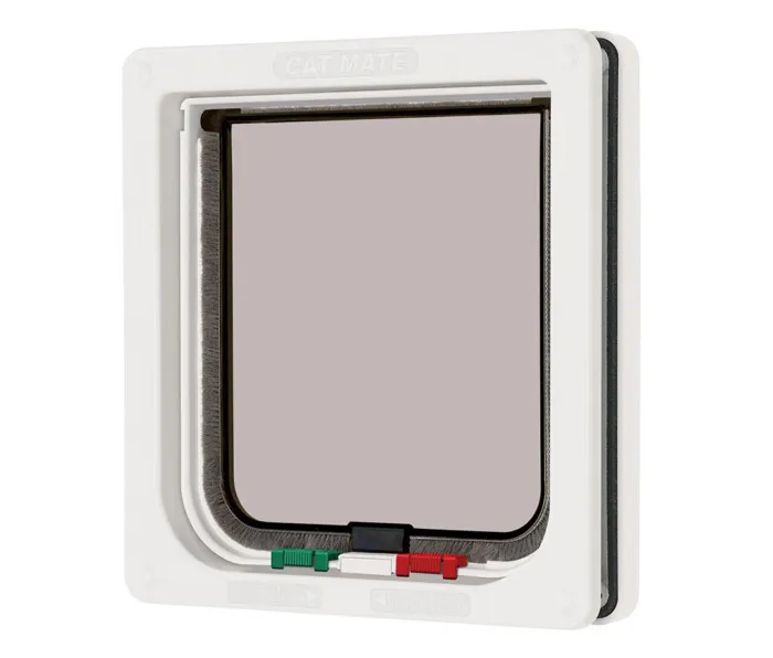 Animate 309 4-way Locking Cat Door White Small