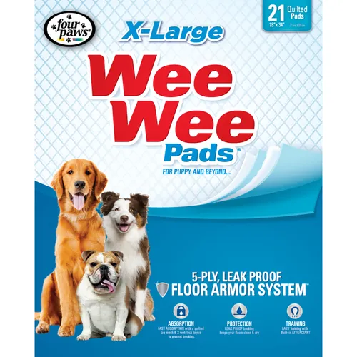 Wee Wee Pads Extra Large 21 Pack
