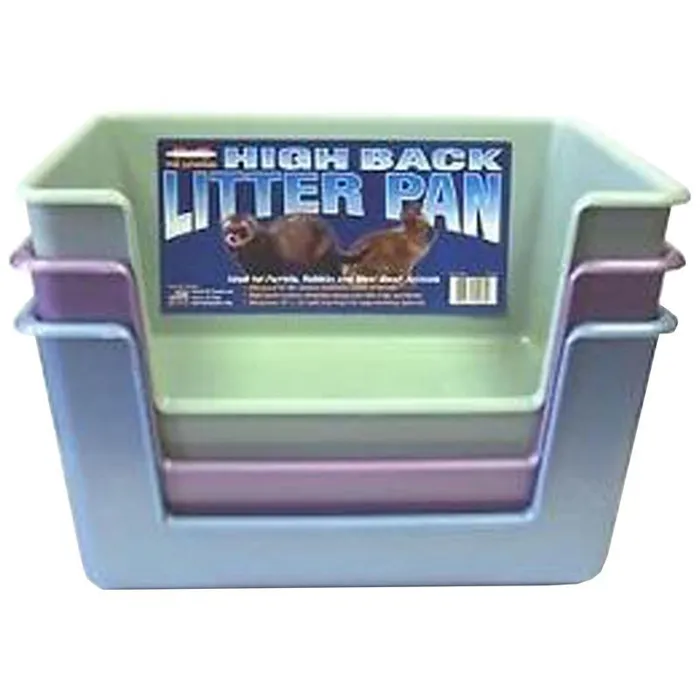 Ferret High Back Litter Pan