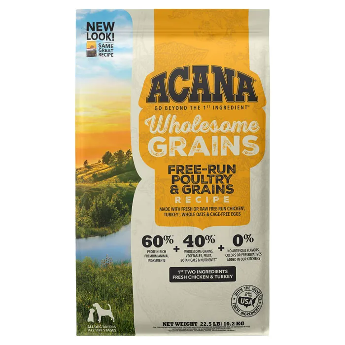 Acana Wholesome Grains Dry Food Poultry 22.5-lb