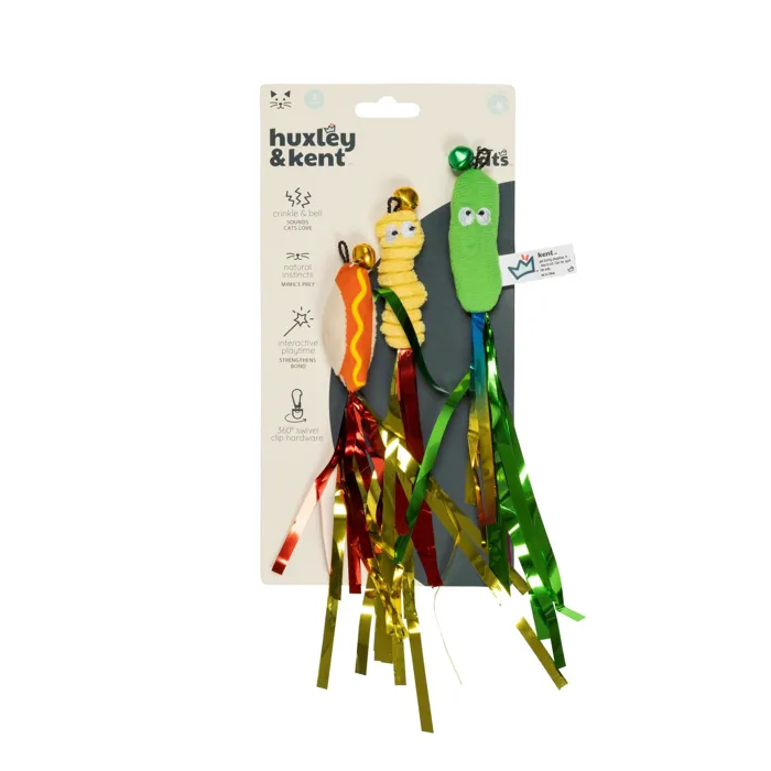 Huxley & Kent Cat Toy Snacky Teasers Refill 3-pk