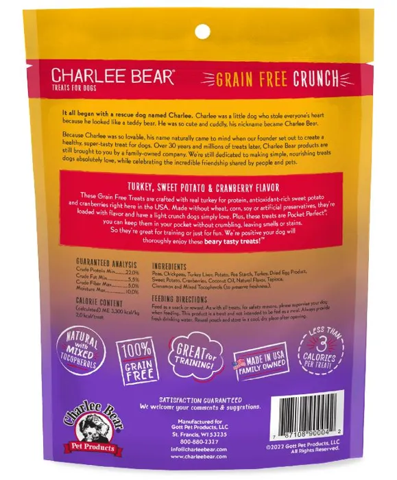 Charlee Bear Dog GF Turkey/Sweet Potato 8oz
