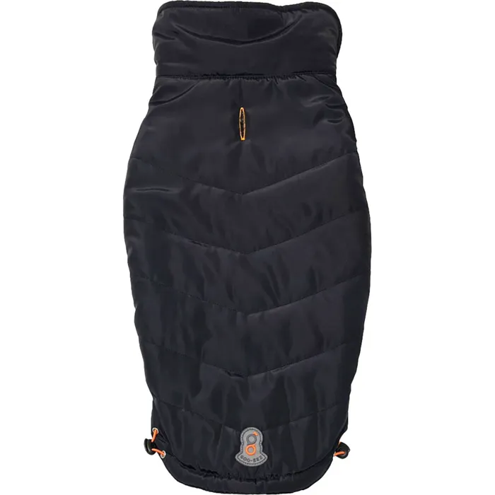 Goo-eez Mock Neck Signature Dog Jacket black XS back view