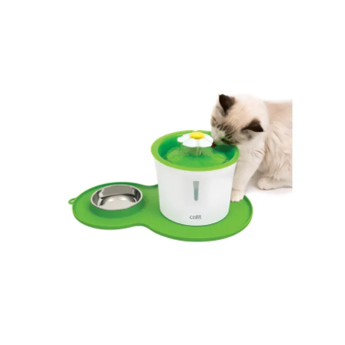 Catit Flower Fountain & Placemat Kit