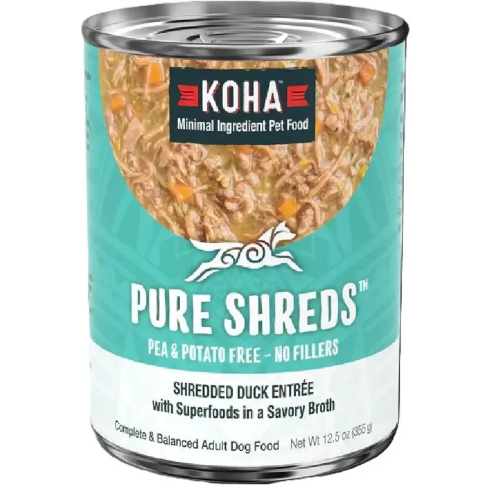 Koha Dog Shreds Duck 12.5oz