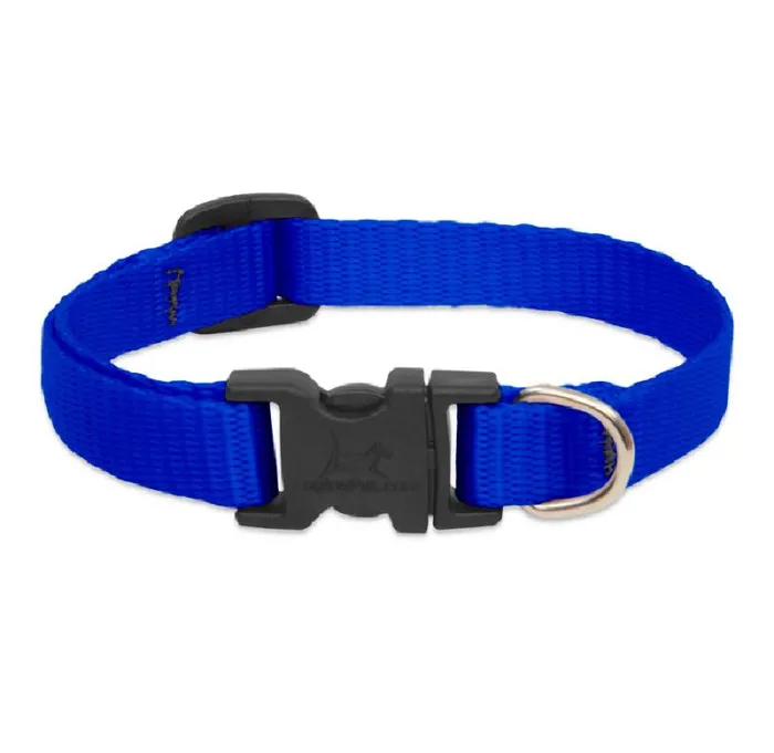 Adjustable Collar 8-12" X .5" Blue