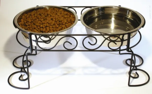 Scroll Work Stainless Steel Double Diner 3-quart