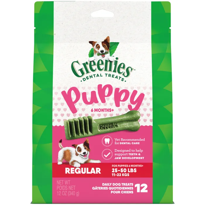 Puppy Months Regular Dog Dental Care Chews Dog Tre