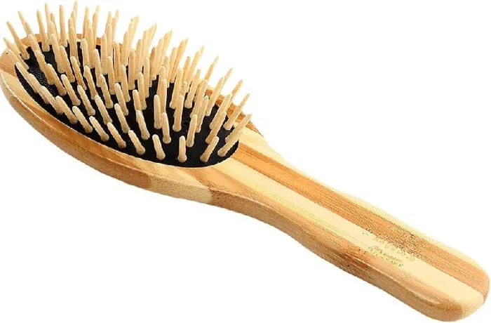 Bass Brush Oval Bamboo Bristle Small With Bamboo H