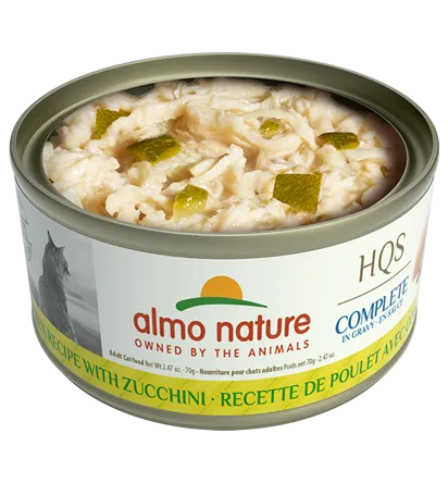 Almo Nature Cat Complete Can Chicken With Zucchini 2.47 Oz 24/cs