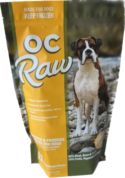 OC Raw Frozen Chicken Patties 6#