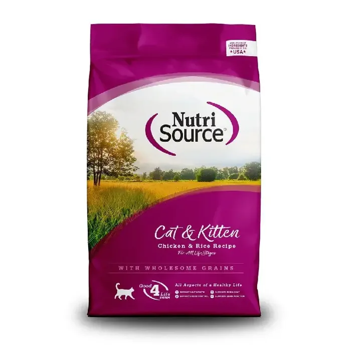 Nutrisource Cat/Kitten Chicken & Rice 12#