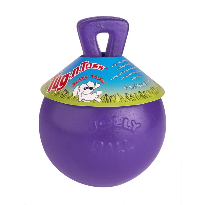 Tug N Toss Ball Purple 10"