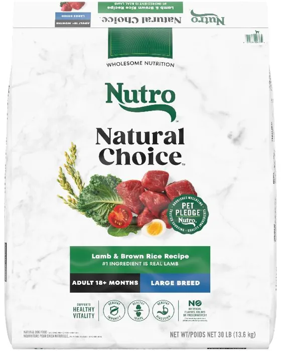 Nutro Lg Breed Lamb &  Rice 30#