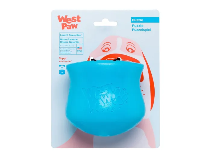 West Paw Toppl Large Aqua