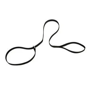 Dog Kennel Leash - Black 5/8" X 06'