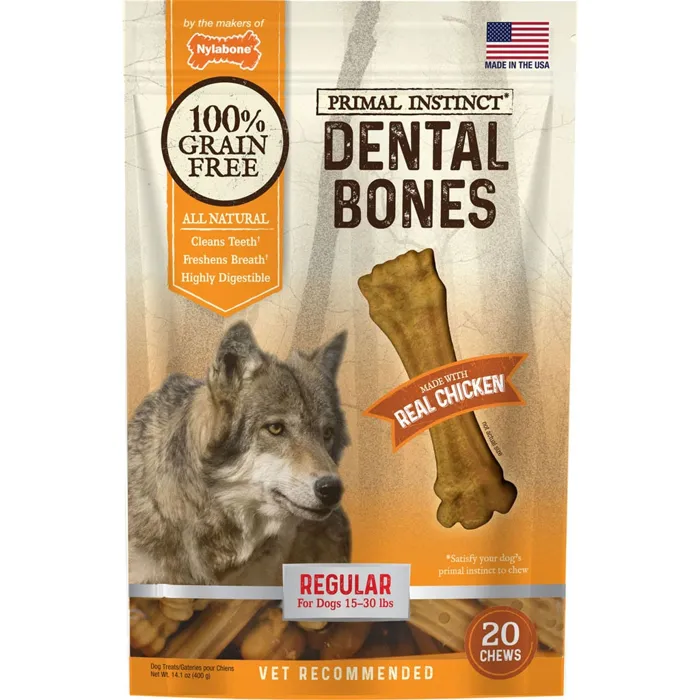 Primal Instinct Dental Bones Chicken Regular/20 Co