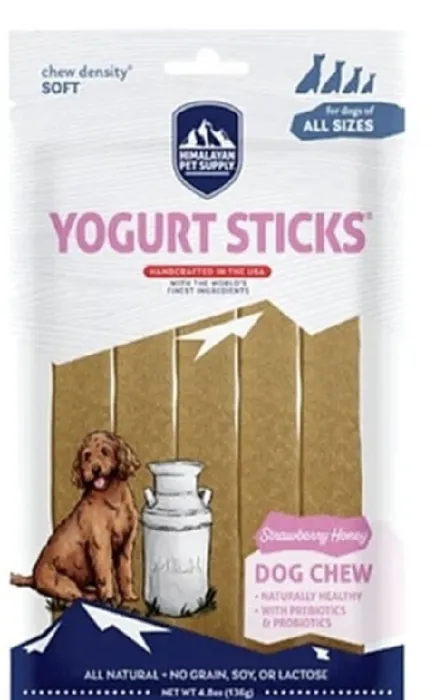 Himalayan Dog Yogurt Sticks Strawberry 4.8oz