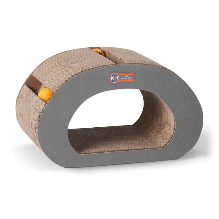 Creative Kitty Tunnel Brown 15.75x9.5x9.25