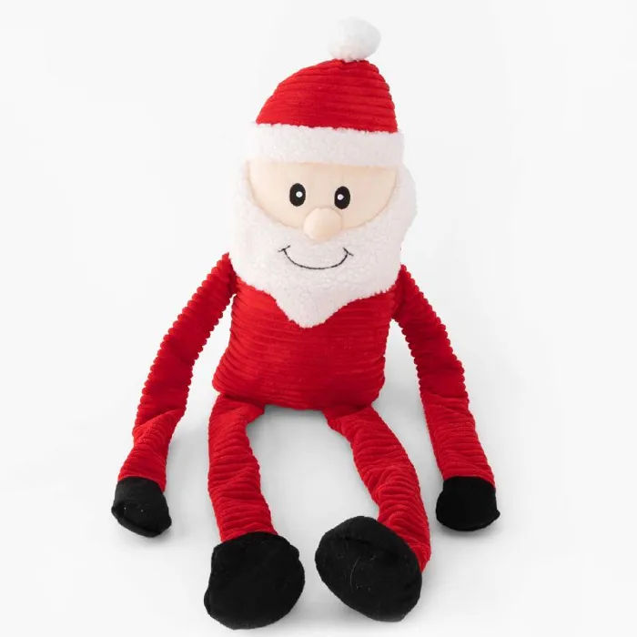 Zippy Paws Holiday Crinkle Santa Xl