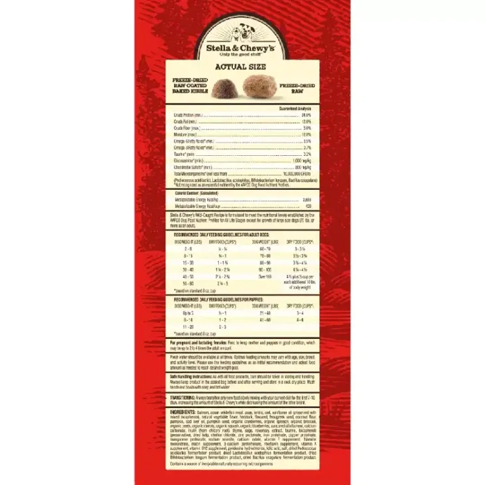 Stella & Chewy's Raw Blend Wild Caught 22 Lb