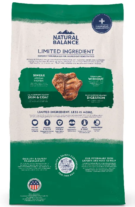 Natural Balance Dog Lamb/Rice 12#