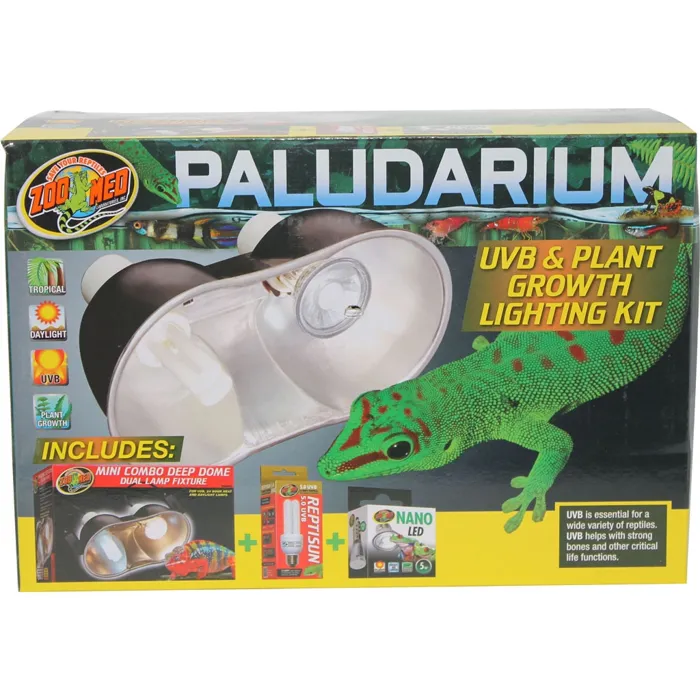Paludarium Uvb & Plant Growth Light Kit