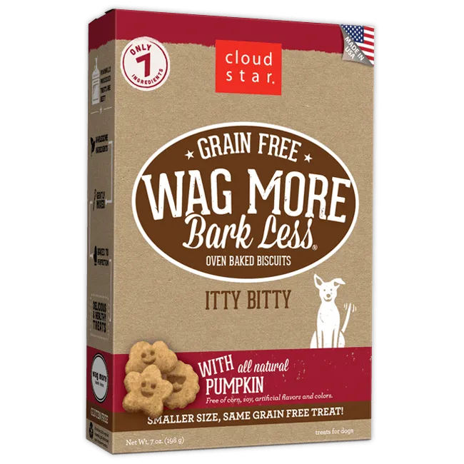 Bark Less Oven Baked Gf Itty Bitty Ppkn Trt 7-oz
