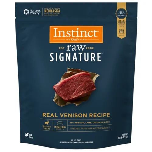 Nature's Variety Raw Frozen Venison Bites 4 Lbs