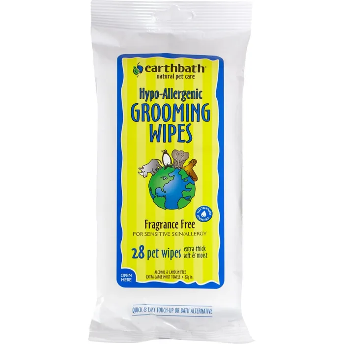 Hypo-allergenic Grooming Wipes - 28ct
