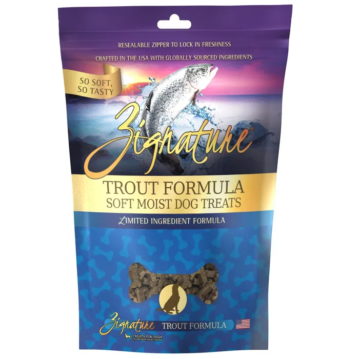 Zignature Soft Bone Trout/Salmon Treats 4oz