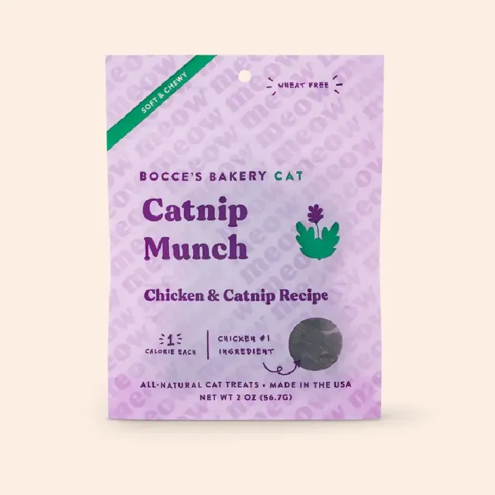 Bocce Bakery Cat Treat 2oz Catnip Munch